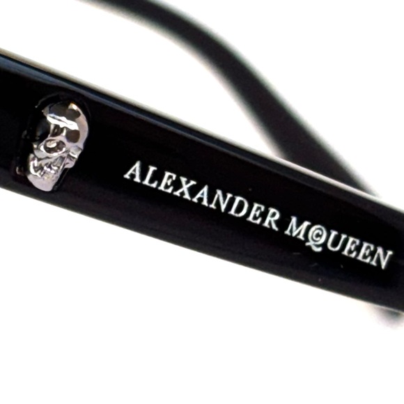 BNWBOX Alexander McQueen 53MM Cat Eye Sunglasses GREY BLUE